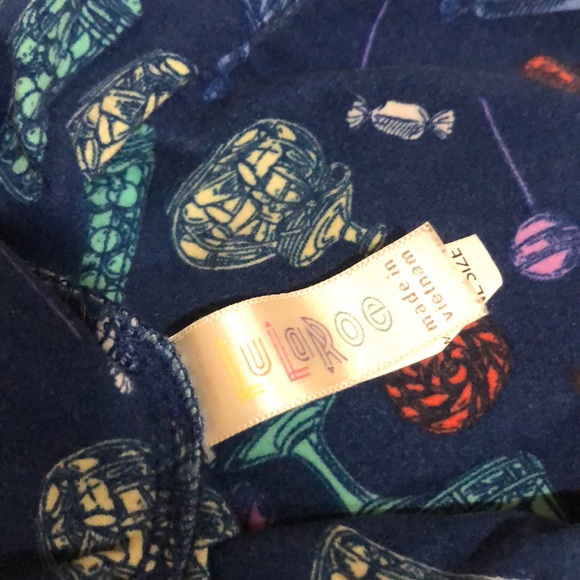 Lularoe OS leggings UNICORN candy and macaroons - Picture 3 of 3